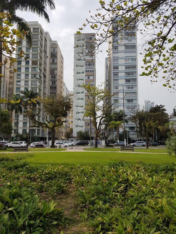 Apartamento Em Frente A Praia Do Embare - Santos Zewnętrze zdjęcie