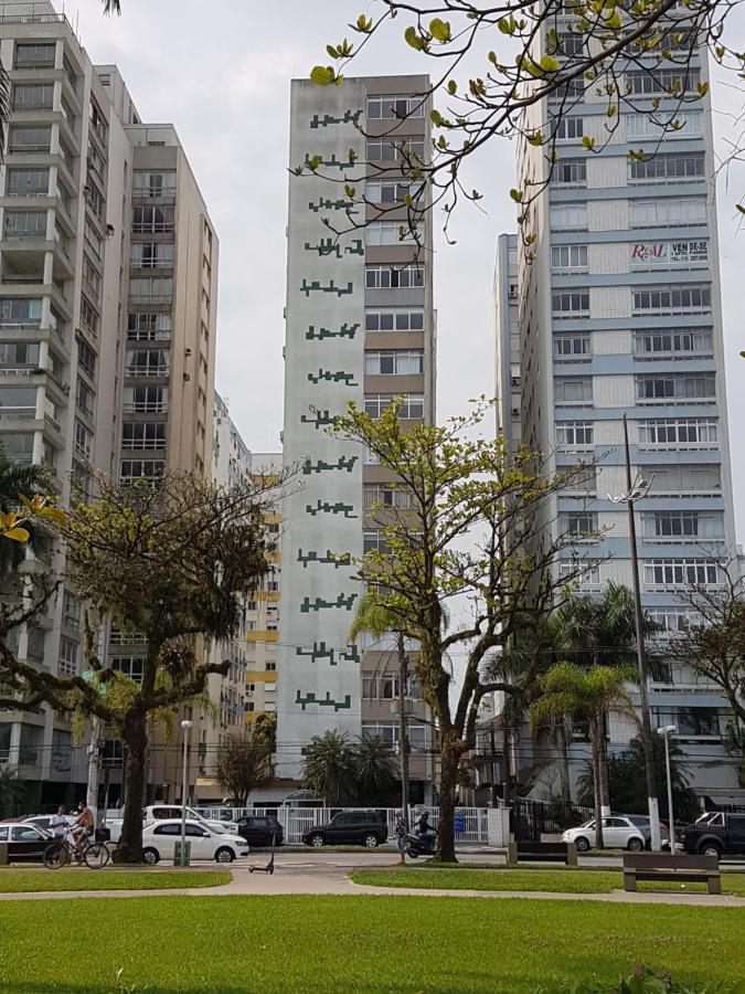 Apartamento Em Frente A Praia Do Embare - Santos Zewnętrze zdjęcie